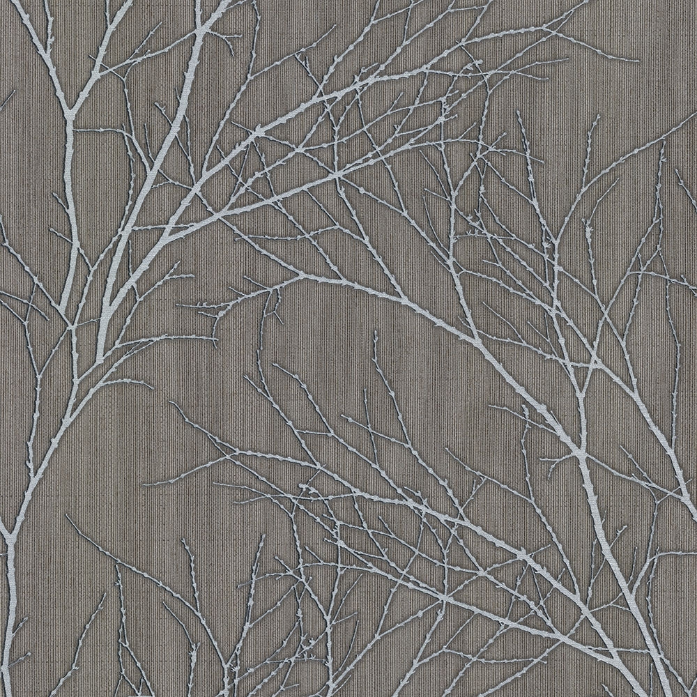 Non-woven wallpaper with a vinyl surface 45002, Twigs, Tesori Italiani, Emiliana Parati