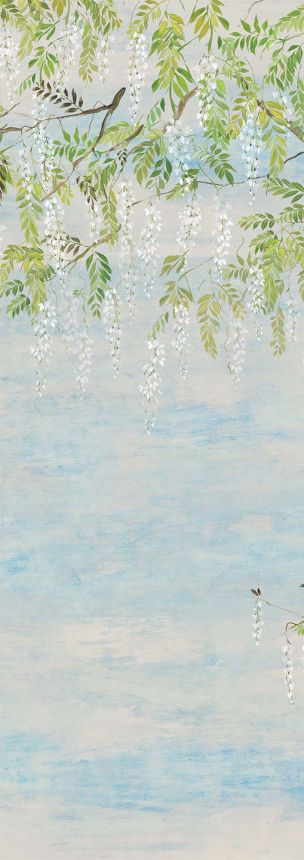 Non-woven wall mural, flowers, trees, wisteria, DG4PAT1022-260, Wall Designs IV, Khroma by Masureel