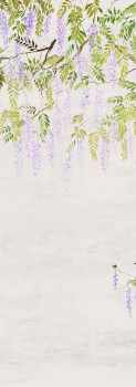 Non-woven wall mural, flowers, trees, wisteria, DG4PAT1032-260, Wall Designs IV, Khroma by Masureel