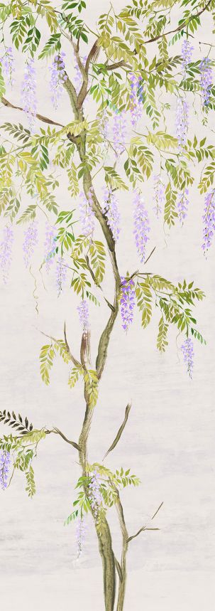 Non-woven wall mural, flowers, trees, wisteria, DG4PAT1033-260, Wall Designs IV, Khroma by Masureel