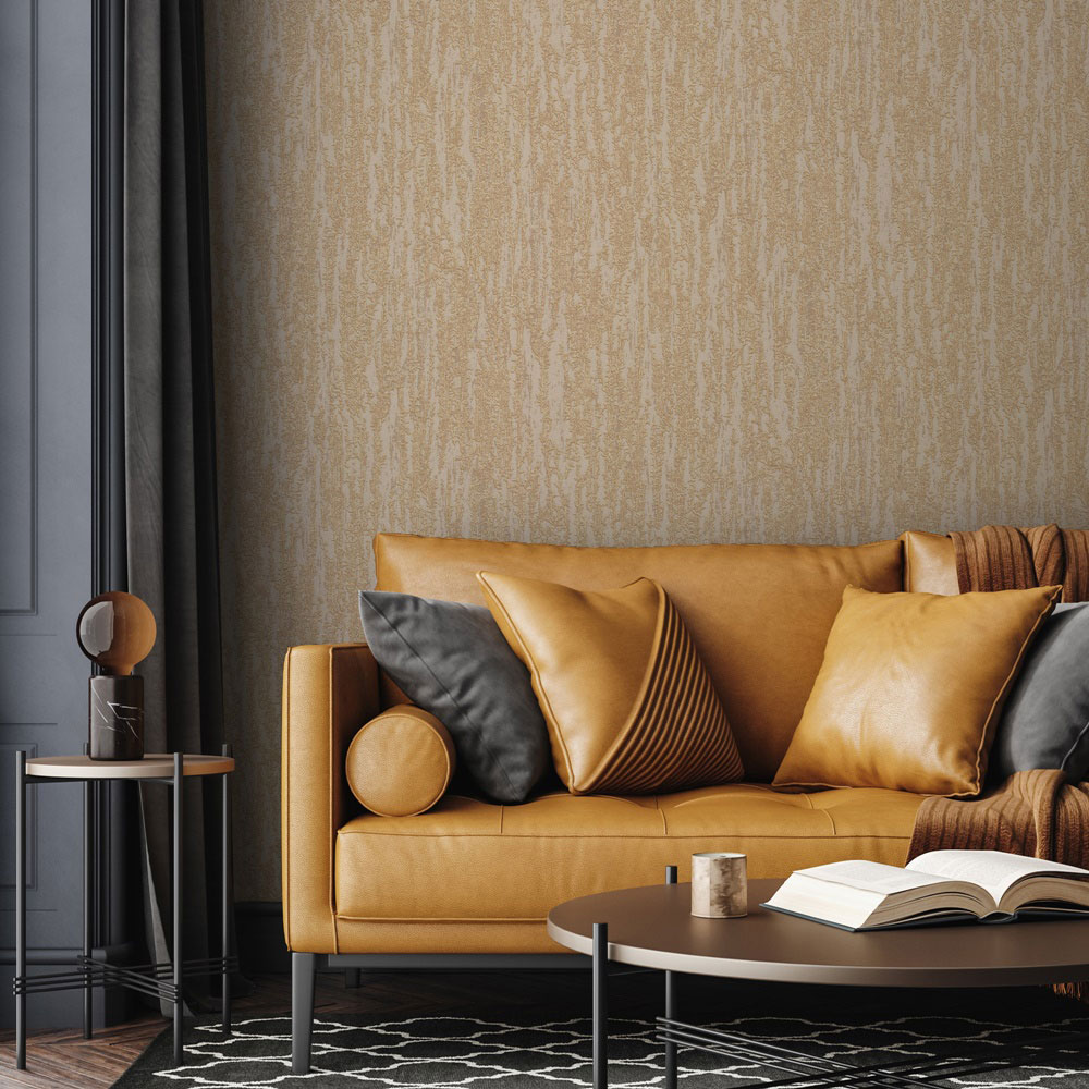 Luxurious non-woven wallpaper, gold-beige, 1508-4, Vera, AdaWall
