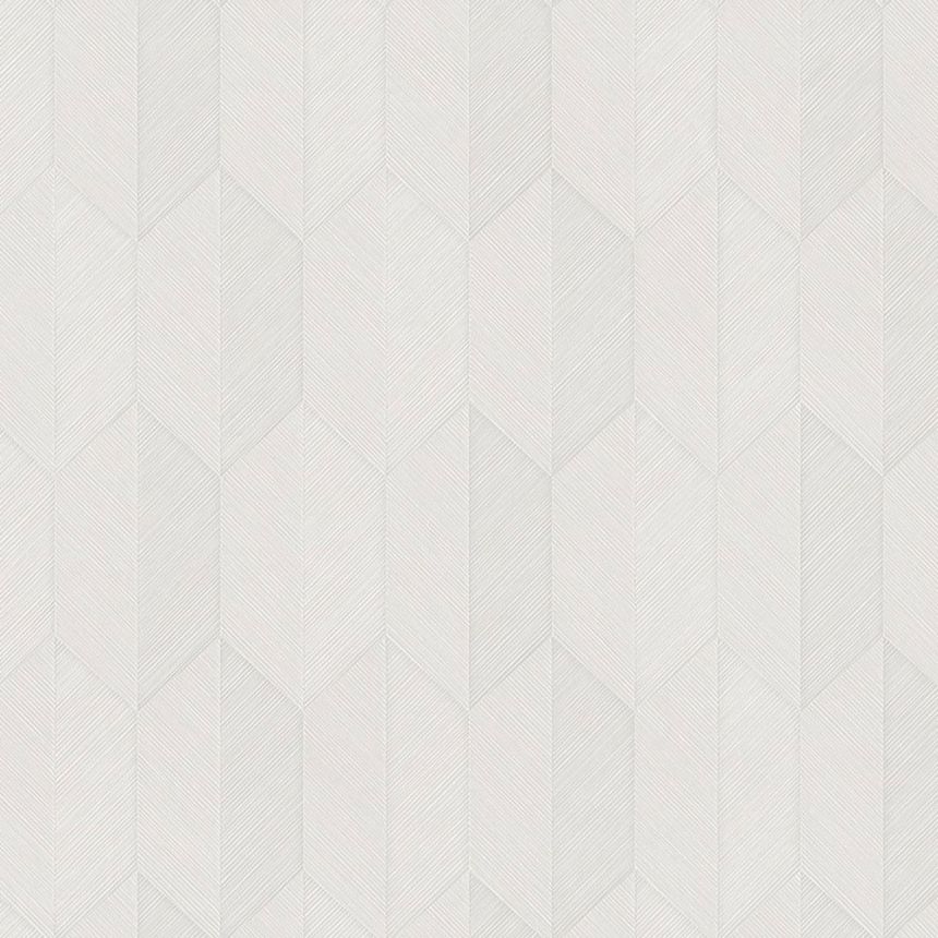Geometric non-woven wallpaper, cream, 1501-1, Vera, AdaWall