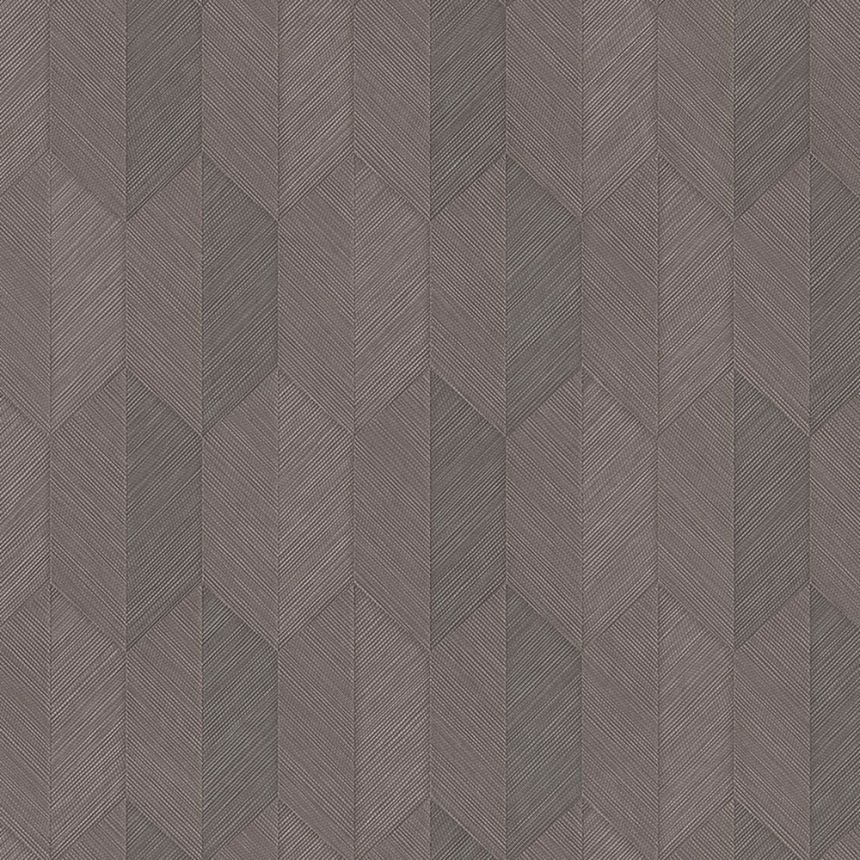 Geometric non-woven wallpaper, brown, 1501-5, Vera, AdaWall