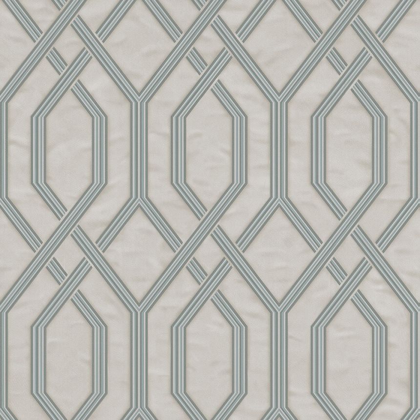 Geometric non-woven wallpaper, grey, 1502-3, Vera, AdaWall