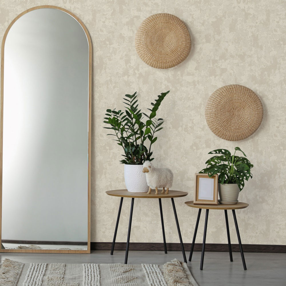 Non-woven wallpaper, beige, stucco, 1504-2, Vera, AdaWall
