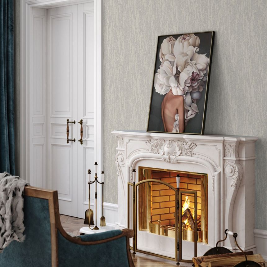 Luxurious non-woven wallpaper, grey, 1508-3, Vera, AdaWall