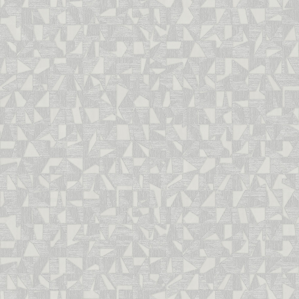 Geometric non-woven wallpaper, grey, 1512-2, Vera, AdaWall