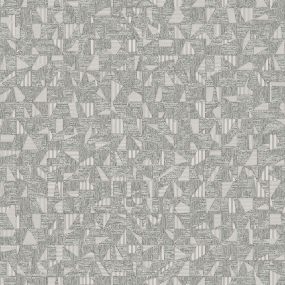 Geometric non-woven wallpaper, grey-silver, 1512-3, Vera, AdaWall