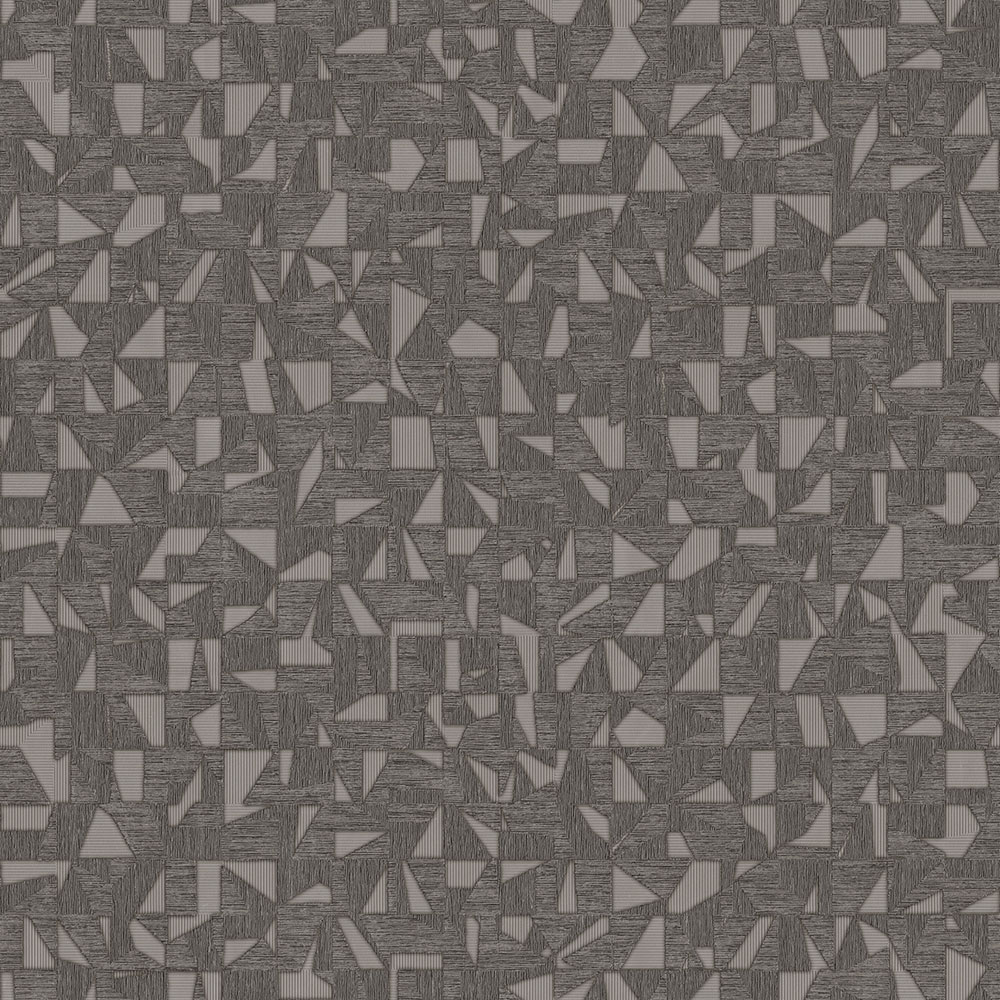 Geometric non-woven wallpaper, grey-silver, 1512-6, Vera, AdaWall