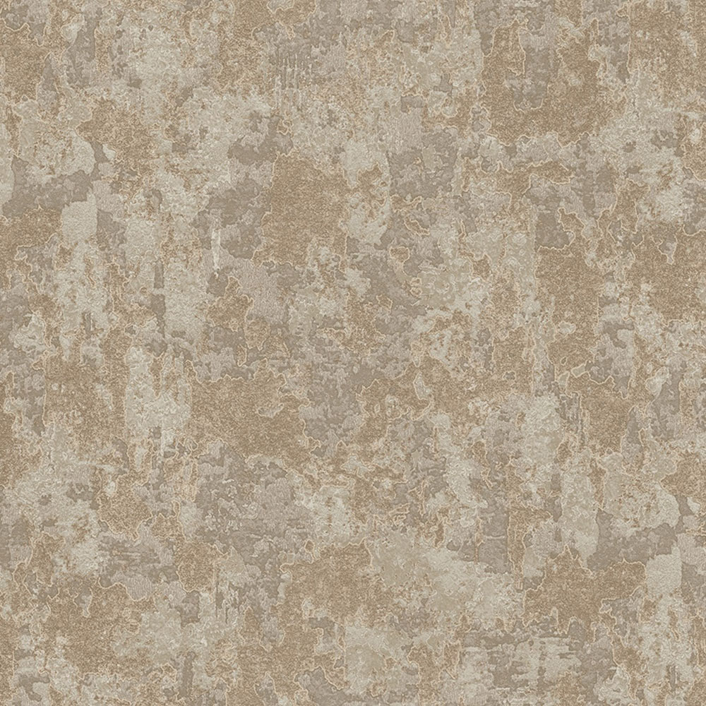 Non-woven wallpaper, brown-gold,  stucco, plaster, 1513-3, Vera, AdaWall