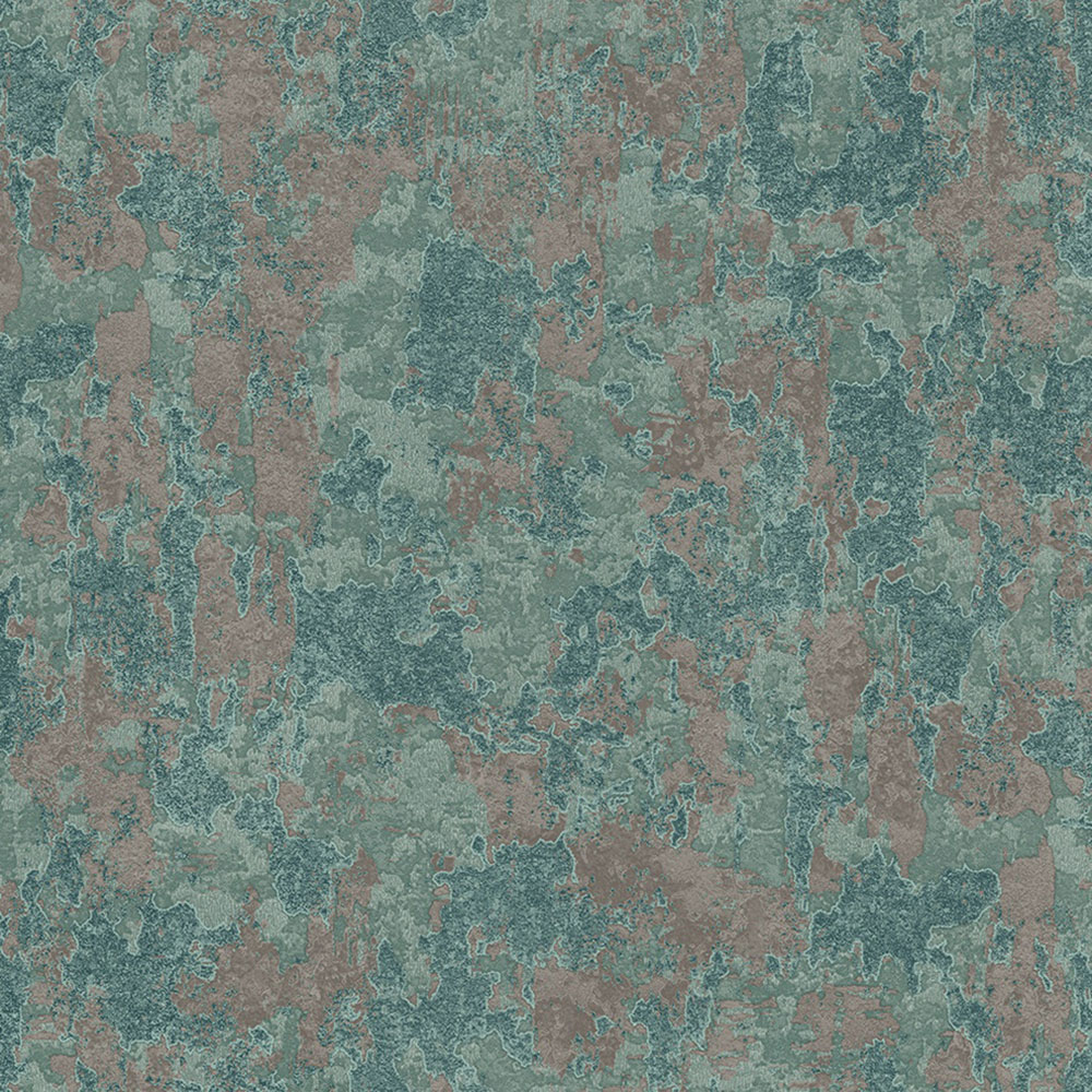 Non-woven wallpaper, turquoise,  stucco, plaster, 1513-4, Vera, AdaWall