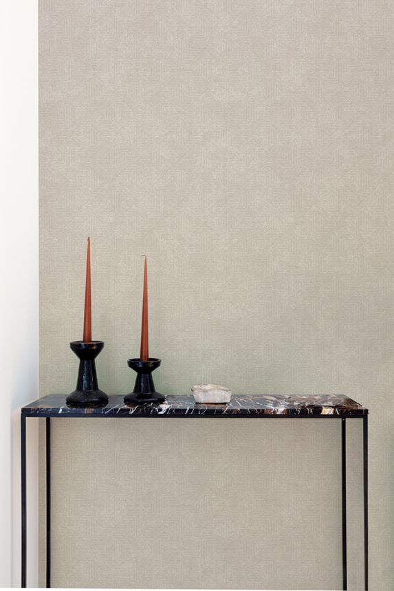 Beige geometric non-woven wallpaper, A68203, Vavex 2026