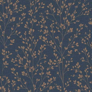 Blue-bronze wallpaper with branches, A71404, Vavex 2026