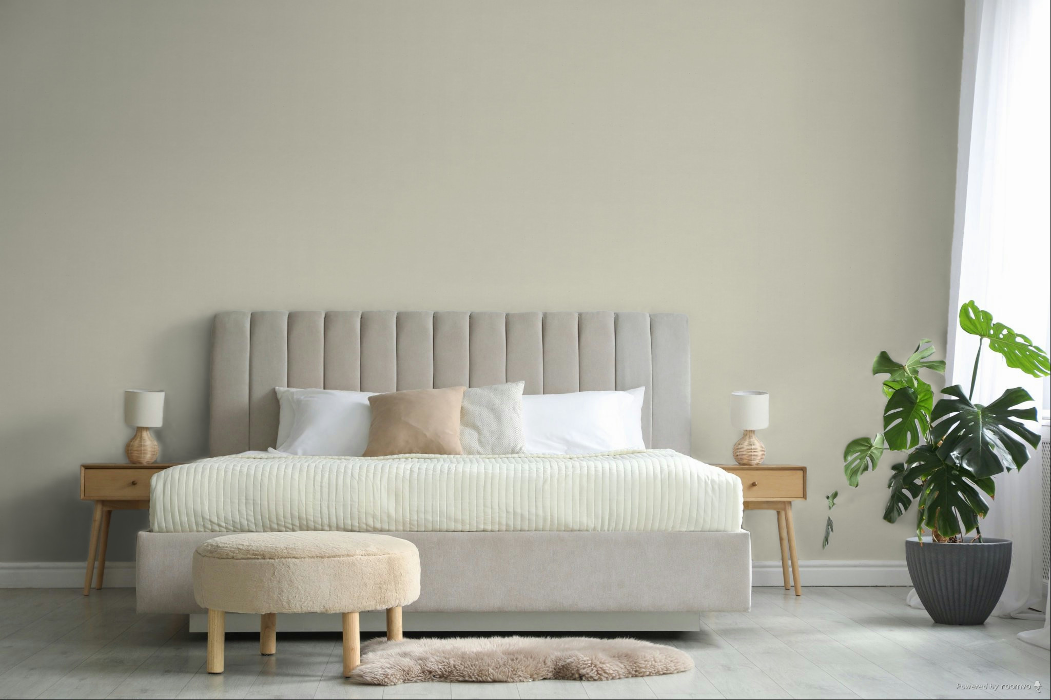 Gray-green non-woven wallpaper, A70103, Omura, Grandeco