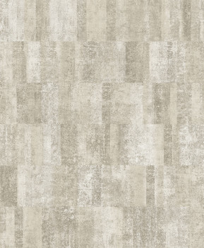 Gray-beige geometric non-woven wallpaper, A69401, Omura, Grandeco