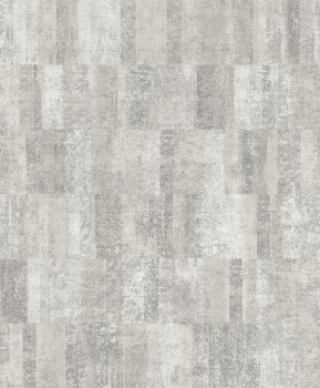 Gray geometric non-woven wallpaper, A69404, Omura, Grandeco