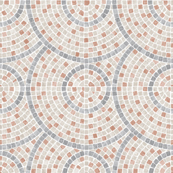 Non-woven wallpaper, grey-brown, mosaic, M76310, Artifice, Ugépa