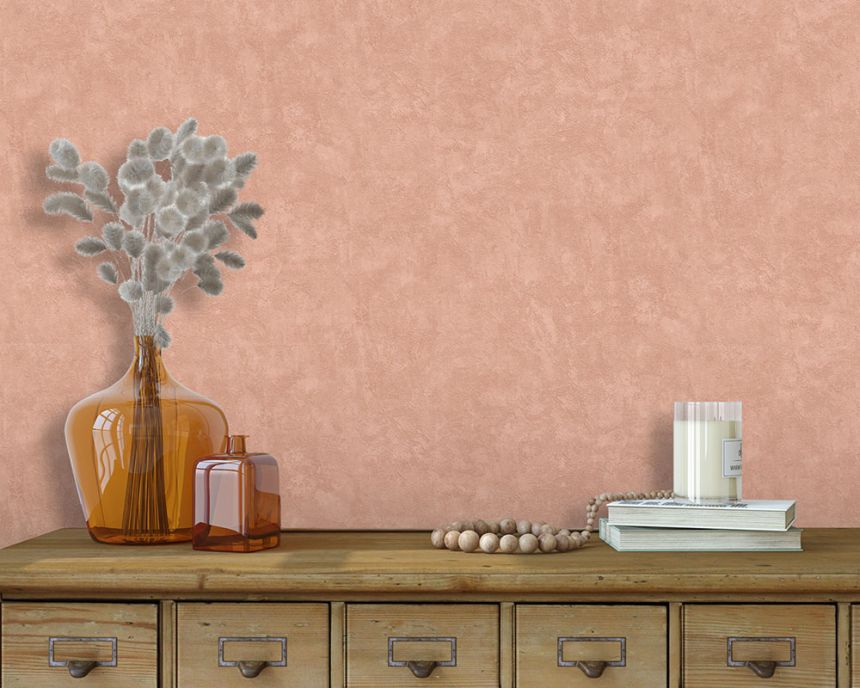 Non-woven wallpaper, pink, concrete, stucco, M79605, Artifice, Brut, Ugépa