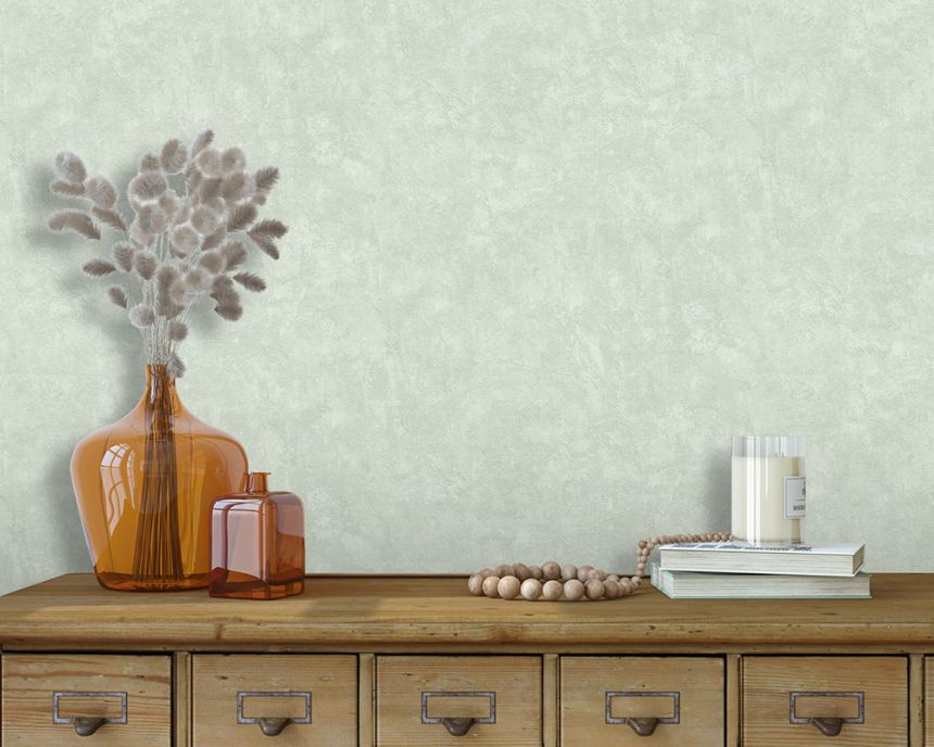 Non-woven wallpaper, green, concrete, stucco, M79614, Artifice, Ugépa