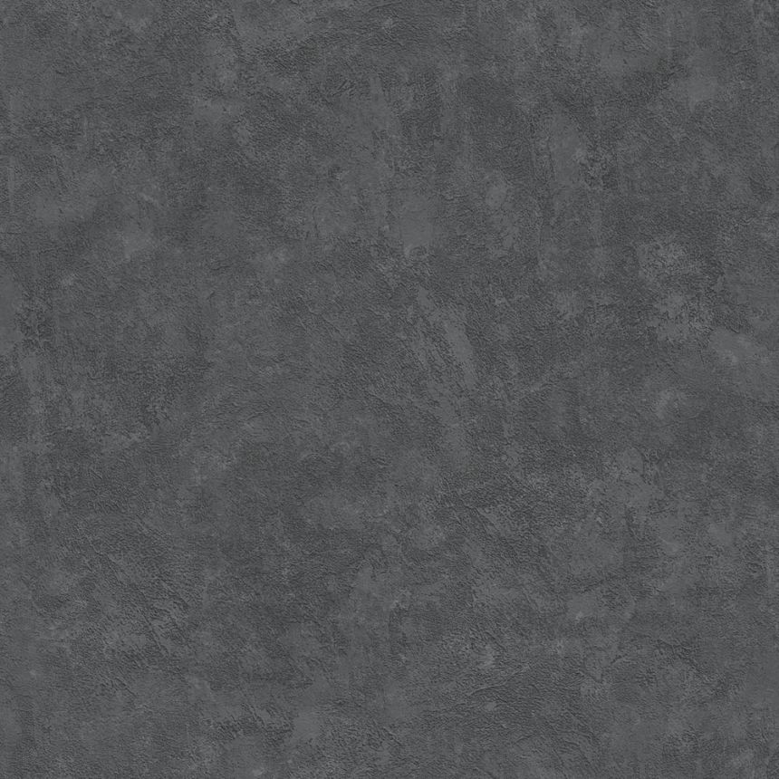 Non-woven wallpaper, black, concrete, stucco, M79639, Artifice, Brut, Ugépa