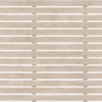 3D non-woven wallpaper, beige, wood imitation, M80687D, Artifice, Ugépa