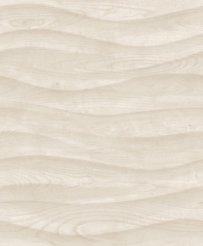 Non-woven wallpaper, gray-cream, wood imitation, M75507, Brut, Ugépa