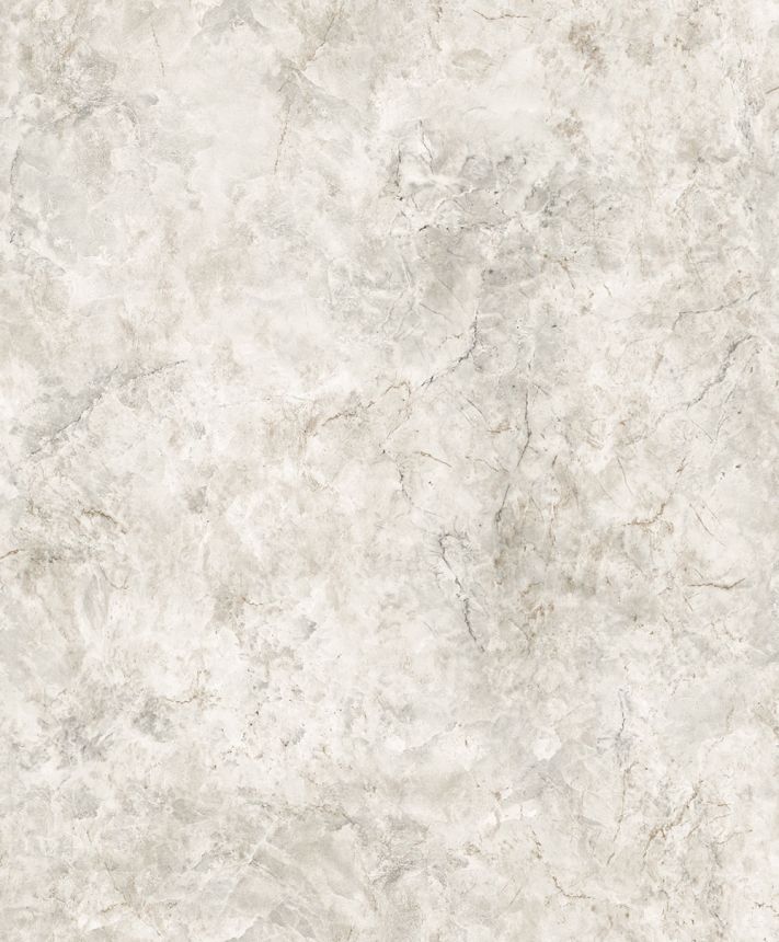 Non-woven wallpaper, gray-beige, marble, M78517, Brut, Ugépa