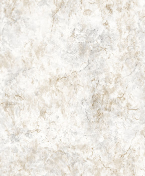 Non-woven wallpaper, gray-beige, marble, M78597D, Brut, Ugépa