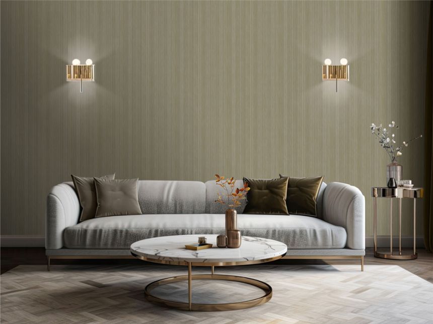 Luxury wallpaper brown-gold, fabric imitation, M66592D, Venezia, Ugépa