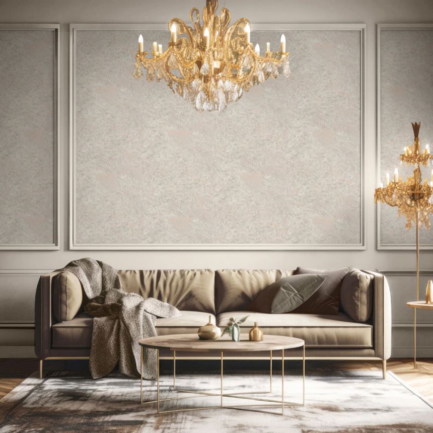 Luxury wallpaper beige, concrete, stucco, M66707, Venezia, Ugépa