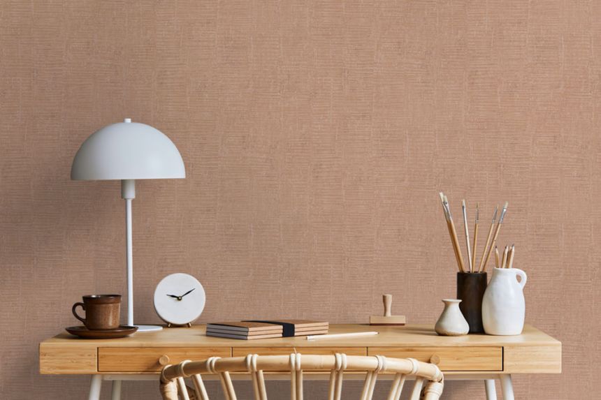 Non-woven wallpaper, brown, M32805, Nomade, Ugépa