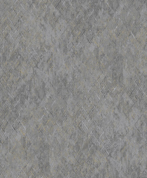 Non-woven wallpaper, grey, imitation snakeskin, M33419, Nomade, Ugépa