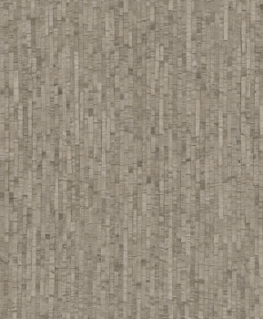 Non-woven wallpaper, brown, mat imitation, M64908, Nomade, Ugépa