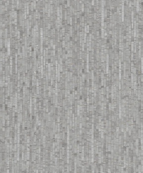 Non-woven wallpaper, grey, mat imitation, M64919, Nomade, Ugépa