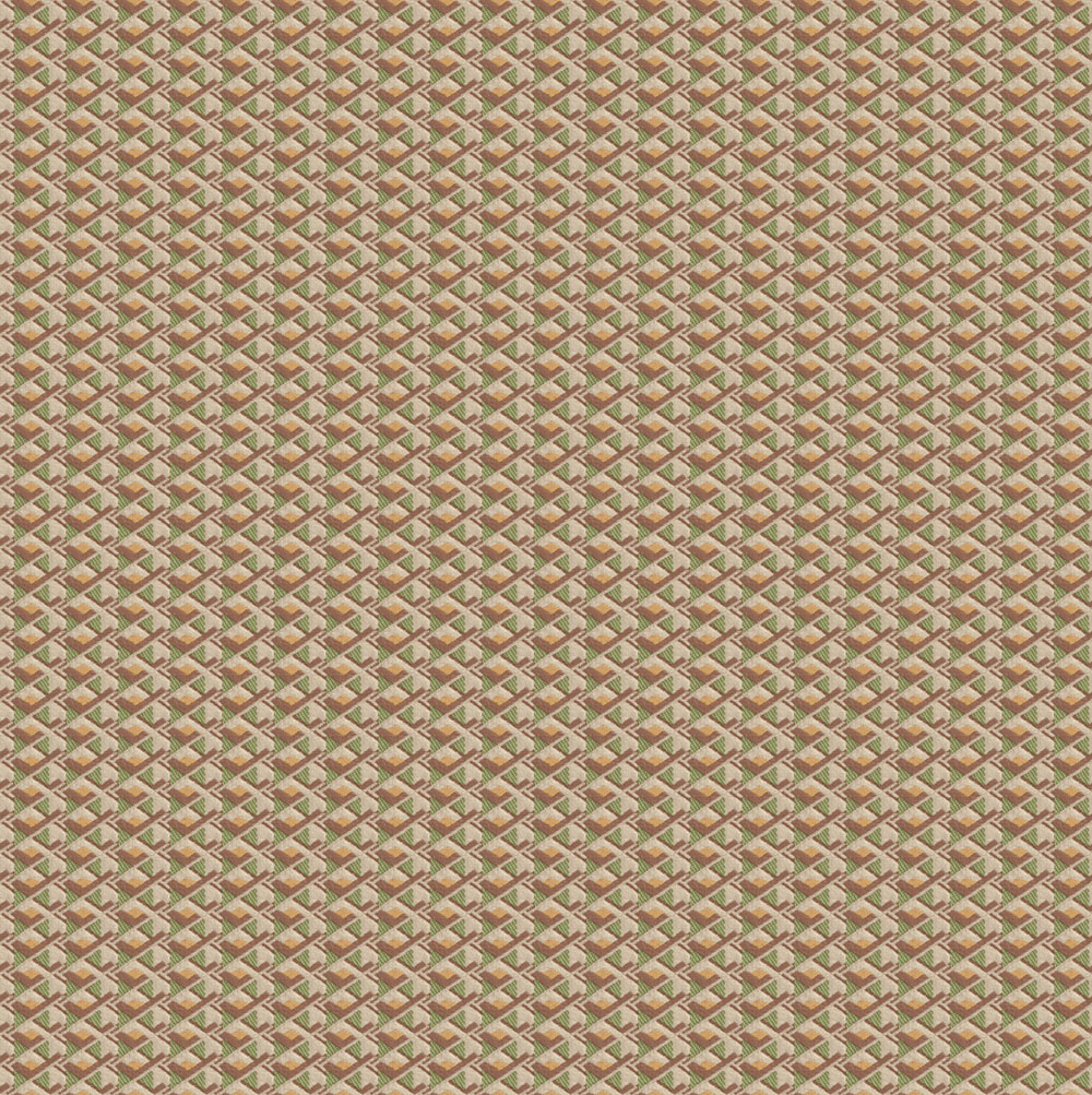 Luxury geometric non-woven wallpaper, pink-green, Z15503, Mini Trend, Zambaiti Parati