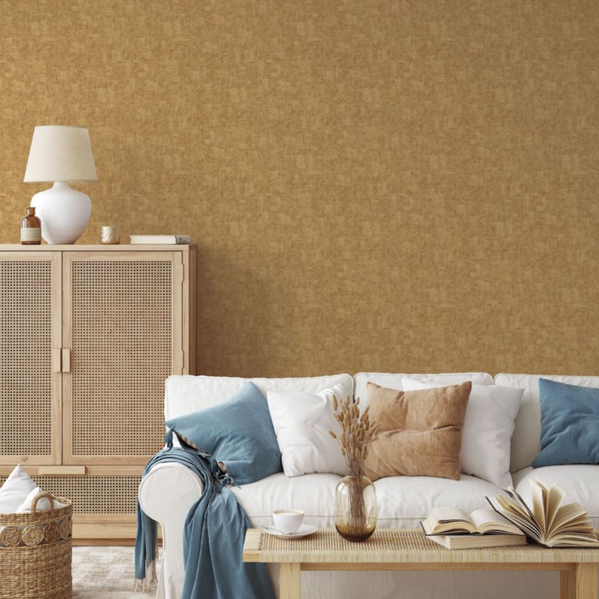 Luxury non-woven wallpaper, grey-beige, fabric imitation, Z15533, Mini Trend, Zambaiti Parati
