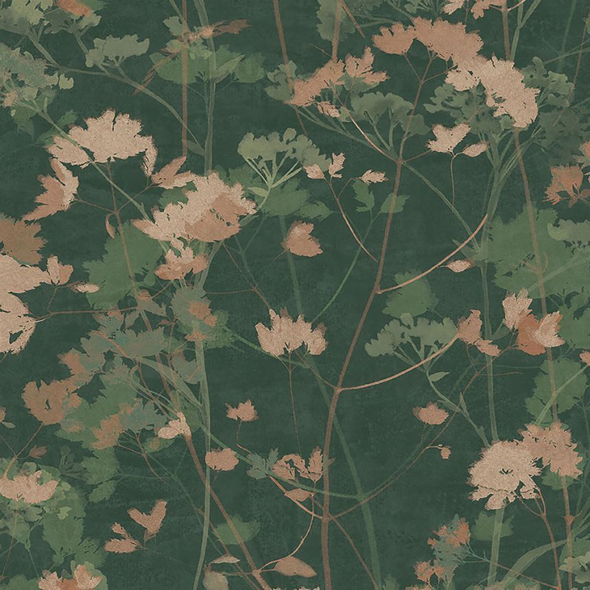 Non-woven wallpaper, green, plants, grasses, 124102, Utopia, Graham Brown Premium