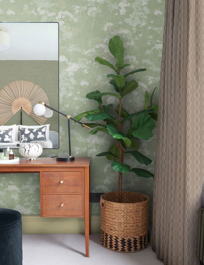 Non-woven wallpaper, green, plants, grasses, 124103, Utopia, Graham Brown Premium