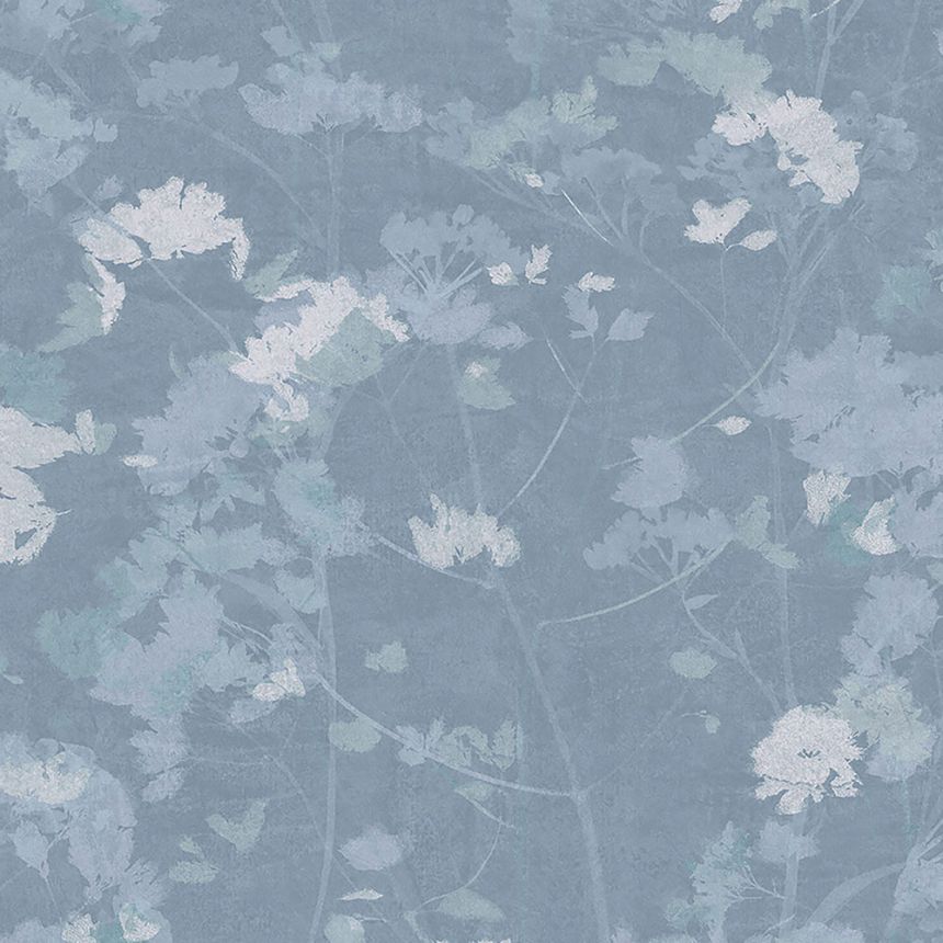 Non-woven wallpaper, blue, plants, grasses, 124104, Utopia, Graham Brown Premium