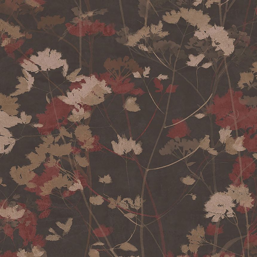 Non-woven wallpaper, brown, plants, grasses, 124105, Utopia, Graham Brown Premium