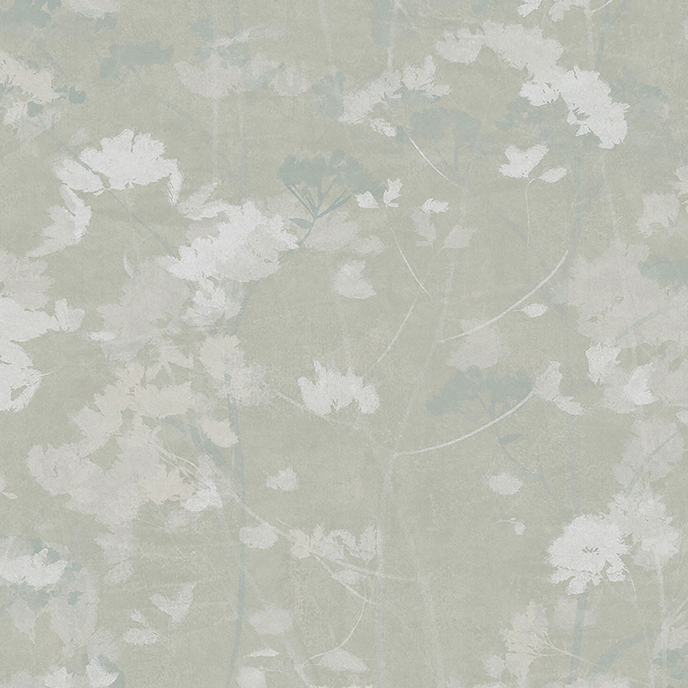 Non-woven wallpaper, grey-beige, plants, grasses, 124108, Utopia, Graham Brown Premium