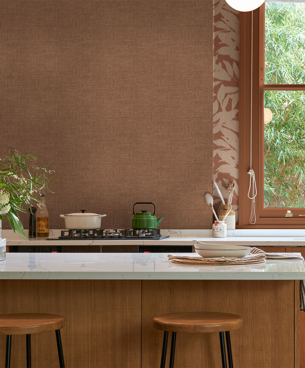 Non-woven wallpaper, brown, mat imitation, 124091, Utopia, Graham Brown Premium