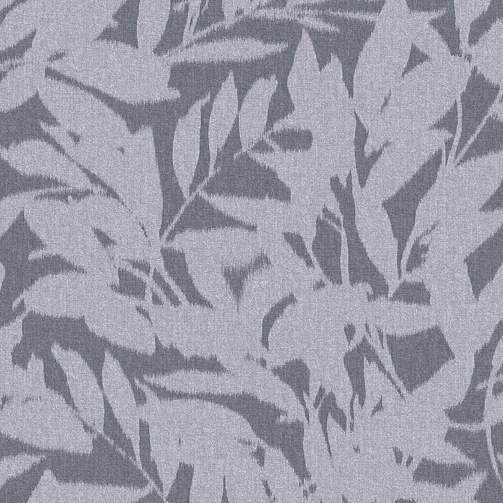 Non-woven wallpaper, grey, leaves, 124146, Utopia, Graham Brown Premium