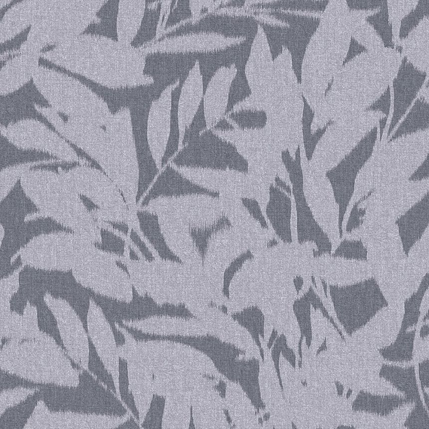 Non-woven wallpaper, grey, leaves, 124146, Utopia, Graham Brown Premium