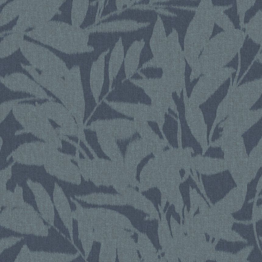 Non-woven wallpaper, blue, leaves, 124147, Utopia, Graham Brown Premium