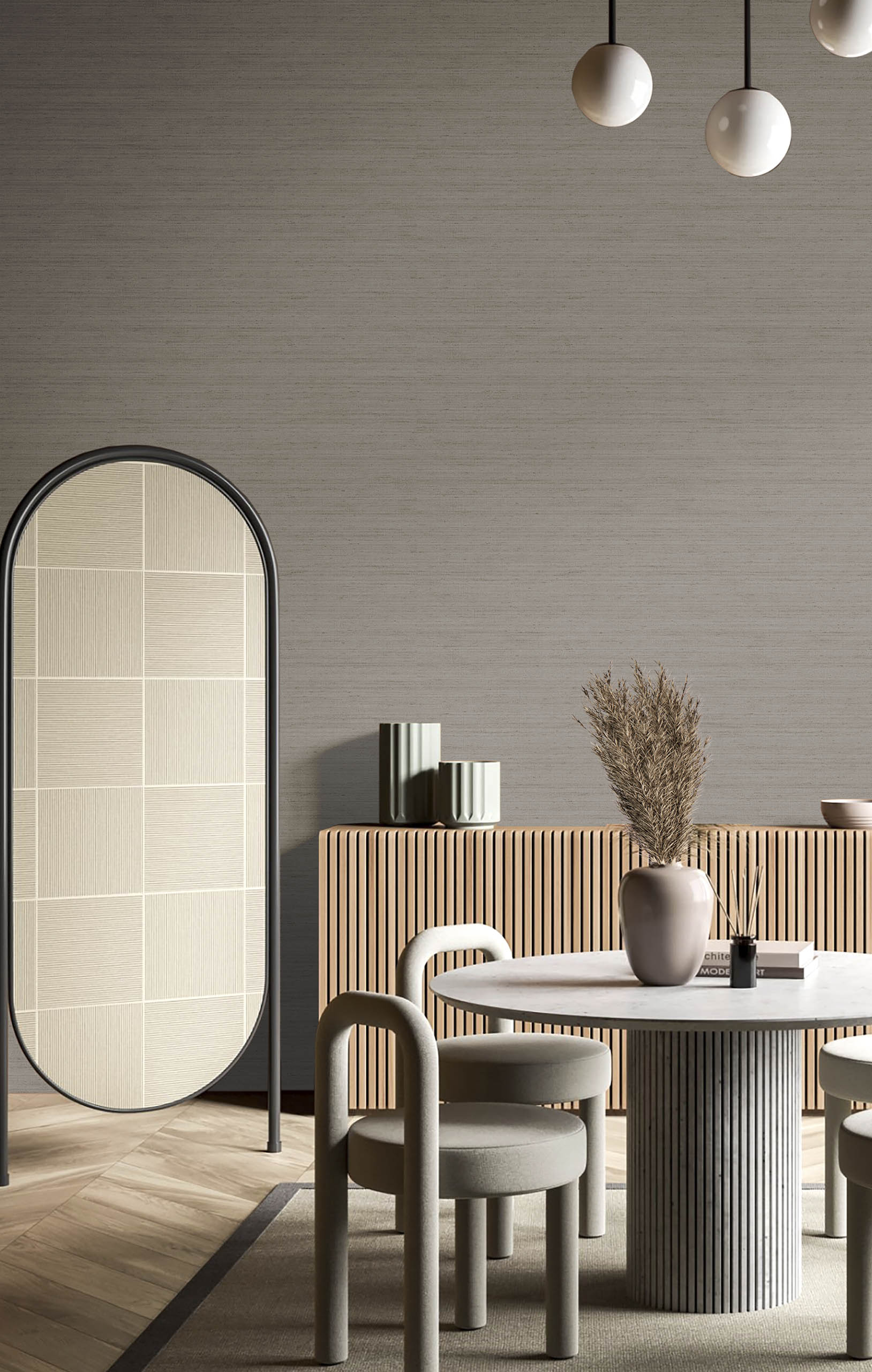 Non-woven wallpaper, turquoise, fabric imitation, 42247, Aura, Cristiana Masi by Parato