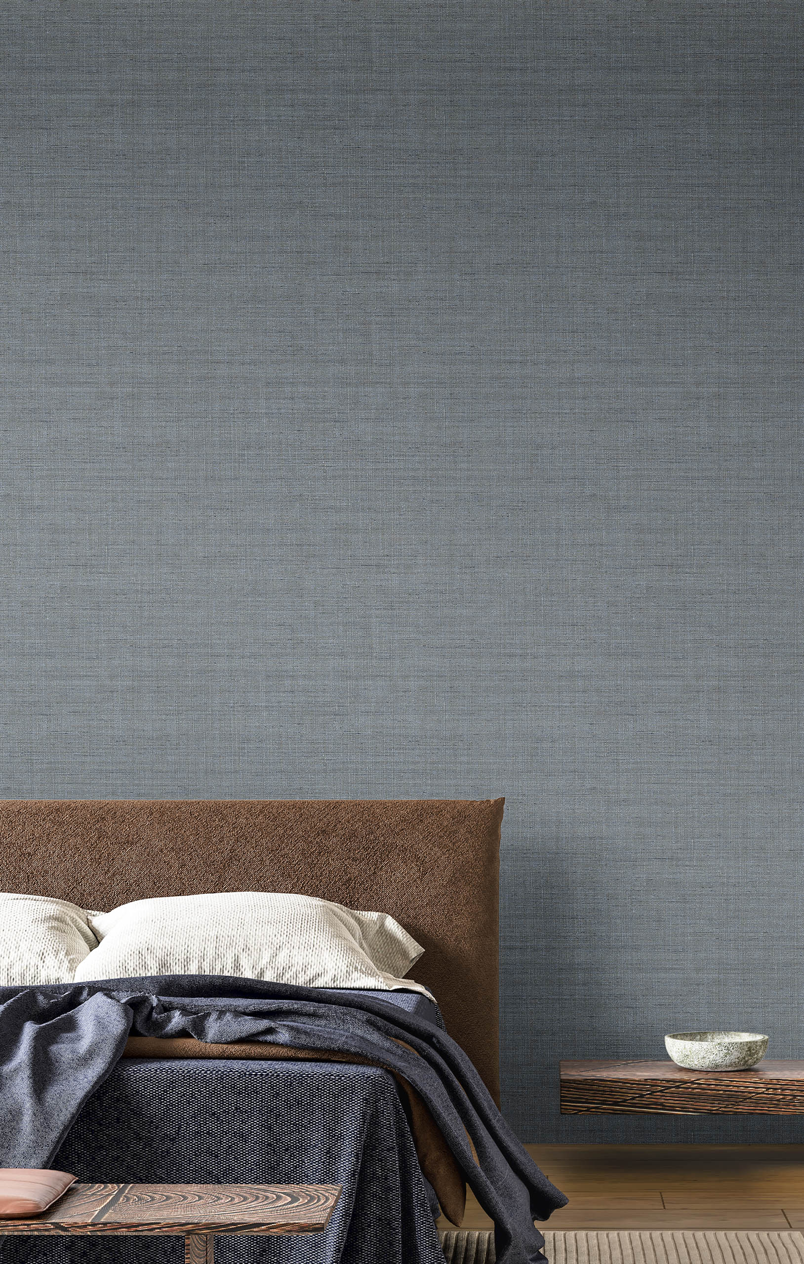 Non-woven wallpaper, green, fabric imitation, 42265, Aura, Cristiana Masi by Parato