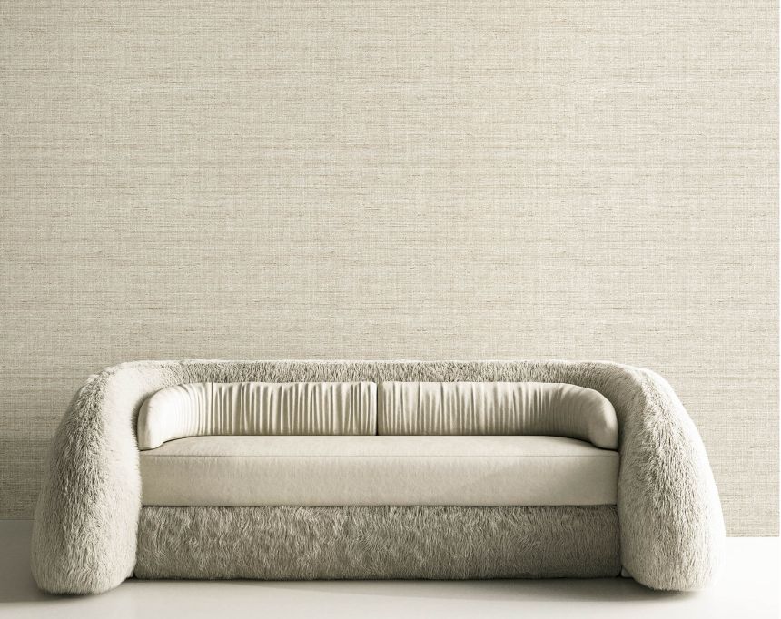 Non-woven wallpaper, grey, fabric imitation, 42275, Aura, Cristiana Masi by Parato