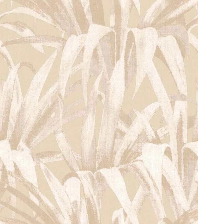 Non-woven wallpaper, beige, leaves, 15521, Botany House, Cristiana Masi by Parato