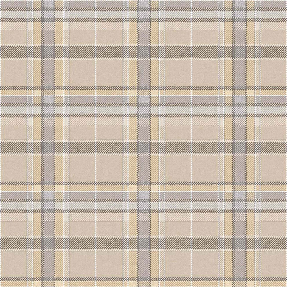 Non-woven wallpaper, beige, fabric imitation, 15571, Botany House, Cristiana Masi by Parato